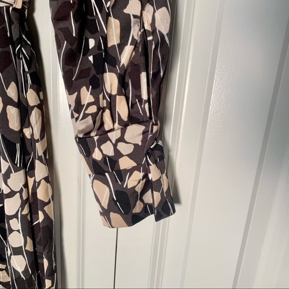 ROBERT ALLAN for H&M Satin Midi Dress in grey, pink, black - Picture 9 of 13